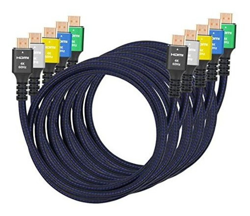 Cable Hdmi Velocidad 4k 60 Hz Retorno Audio Ethernet 3d