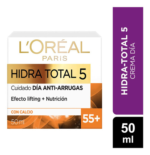 Loreal Hidra-total 5 Antiarrugas 55+ 50ml Original