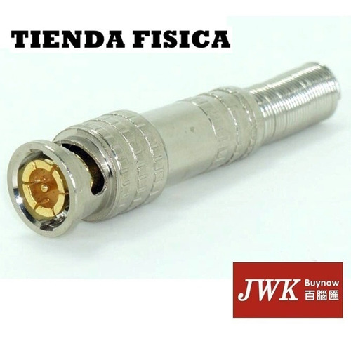 Conector Bnc Macho A Rg-59 Cable Coaxial Adaptador Jwk