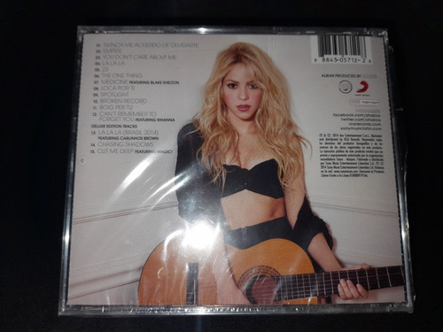 Shakira Álbum Deluxe Cd Original Colombia Rihanna Pop Nuevo