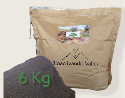 Abono Orgánico Bocashi: Mejorador De Suelos 6 Kg