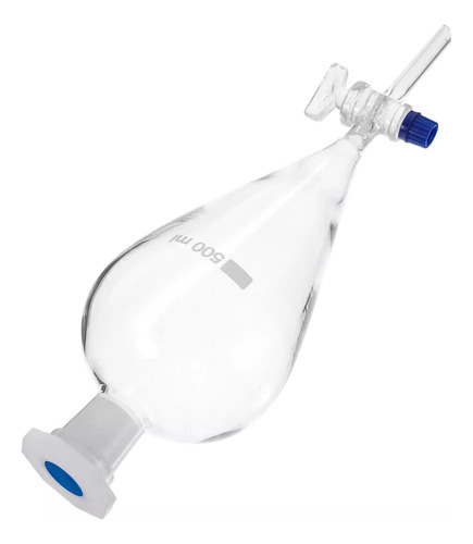 Para Embudo Separador Líquido En Forma De Pera De 500 Ml