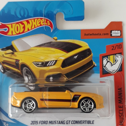 Carrinhos Hot Wheels Ford Mustang Gt Convertible 1/64 2018