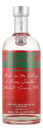 Paquete De 3 Vodka Absolut Watermelon 750 Ml