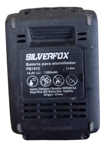 Cargador Taladro Silverfox Bateria 14.4v