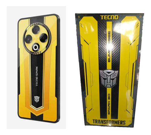 Celular Tecno Spark 30 Bumblebee 4g 256 Gb 8 Ram 64 Mp Amarillo