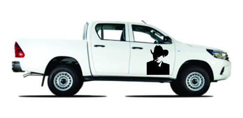 Imagen 3 de 3 de Stiker Vinil Calcomania Vaquero Marlb, Para Pared Lisa Oauto
