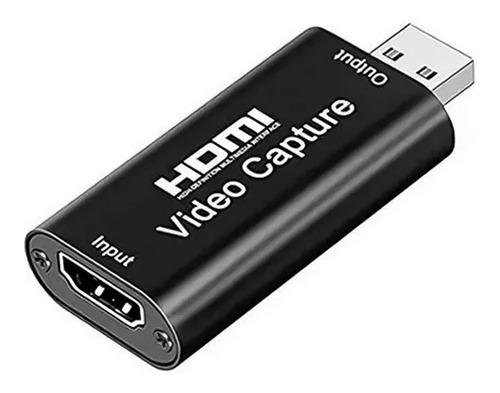 Capturadora Video Hdmi Usb 1080p Y 4k Para Obs Vlc Amcap