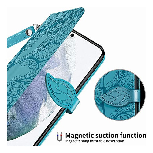 Funda Para Galaxy S23 R-azul 6.1 PuLG Piel Sintetica