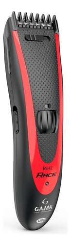 Maquina Corta Pelo Inalambrica Gama Race R642 Usb Recargable Color Rojo