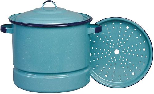 Olla Vaporera De Peltre Cinsa 33cm De 18 Litros Con Tapa