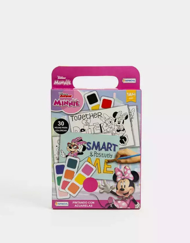 Pintando Con Acuarelas Minnie +24 Colores Dch07655