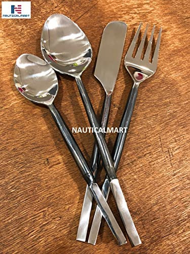 Cubiertos Rústicos Tenedor Cuchara Cuchillo Juego De Cena Fo