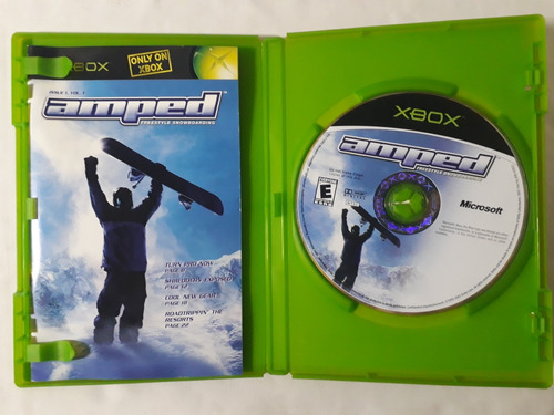 Amped Freestyle Snowboarding Para Xbox Clasico Primera Gen