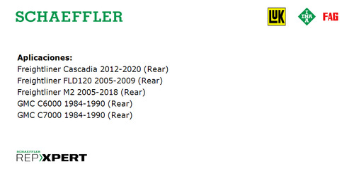 Sello De Rueda Trasero Runner 2015 6.7l Schaeffler Fag