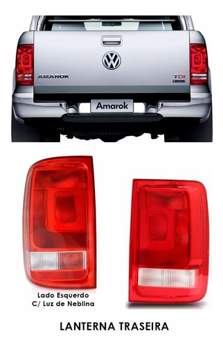 Juego X 2 Faros Trasero Amarok 2010 2011 2012 2013 2014arteb