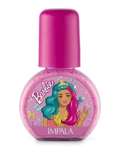 Esmalte Infantil Impala Coleção Barbie Cor: Brilho Encantado