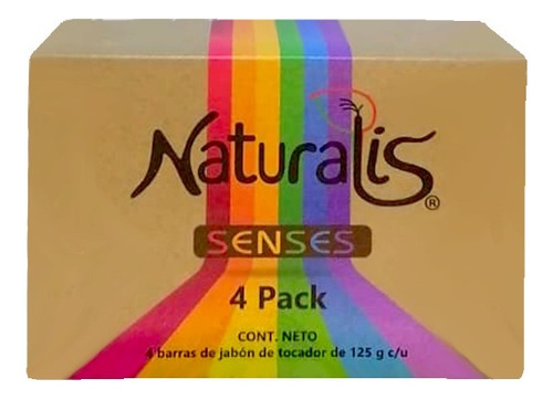 Pack 4 Jabones De Tocador Naturalis Senses