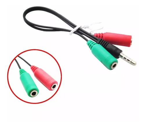 Cable Adaptador Sonido Para Celular Y Ps4 A Mic Y Auricular