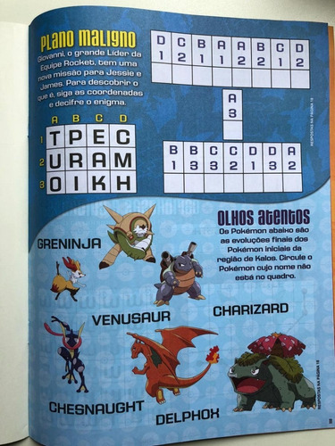 Imagem 3 de 5 de Revista De Atividades Com 120 Adesivos - Pokémon
