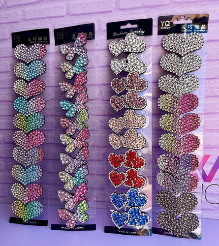 Ganchos Para Cabello Con Pedrería