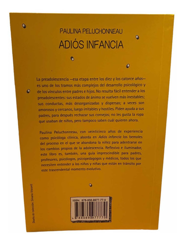 Imagen 3 de 6 de Adios Infancia / Paulina Peluchonneau