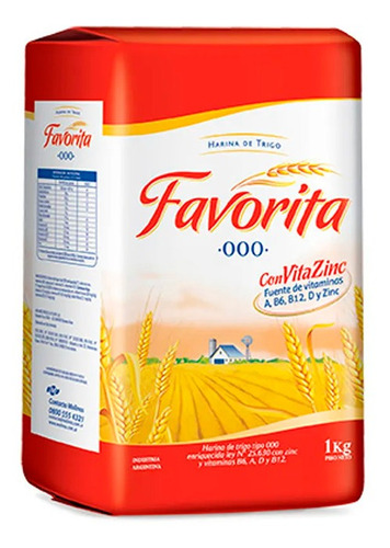 Harina Favorita 000 1 Kg