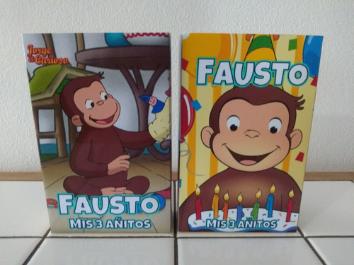 Souvenir Jorge El Curioso 20 Bolsitas Personalizadas Cumple