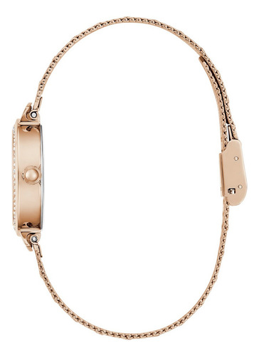 Reloj Guess Mermaid Mujer Oro Rosa Fondo Plateado