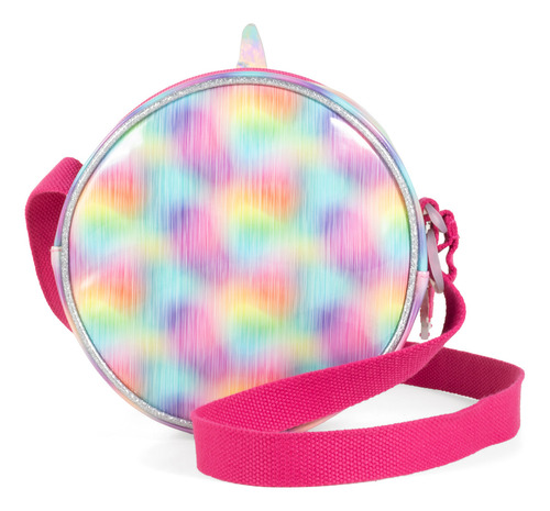 Bolsa Crossbody Cloe Para Niña Circular Material Mica Color Multicolor