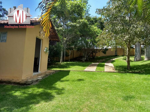 Chácara Maravilhosa Com Escritura, 3 Dormitórios, Pomar, Estilo Rústico, Bem Localizada, À Venda, 1000 M² Por R$ 450.000 - Zona Rural - Pinhalzinho/sp - Ch0775