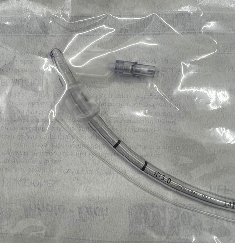 Tubo Endotraqueal Con Globo 5.0mm (20 Fr.) - Cja/10 Pzas