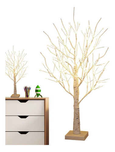 Árbol De Abedul Led Abedul Iluminado Con Hadas Con 144 Led