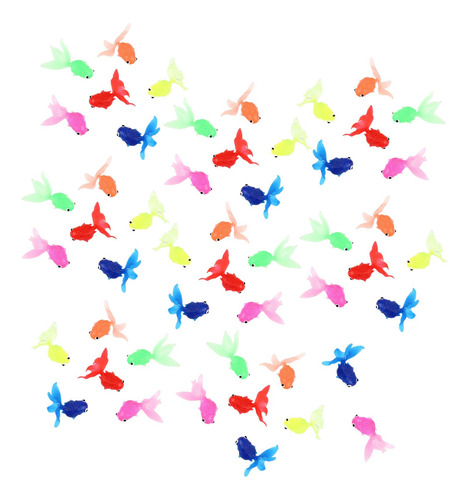 50 Uds. De Juguetes Flotantes De Pegamento Suave, Adorno Tpr