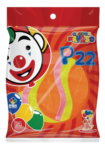 Bolsa C/25 Globos Payaso #p22