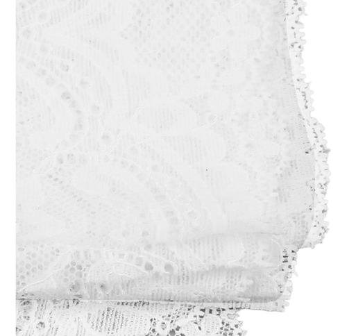 Cinta De Encaje, 23 Cm De Ancho, Suave, Elástica, Decorativa