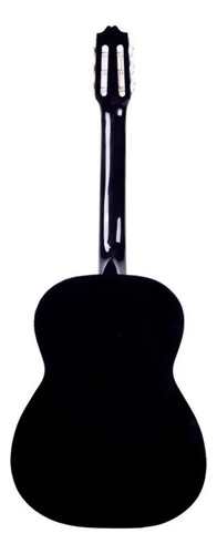 Guitarra clásica La Purepecha Acústica clásica para diestros negra brillante