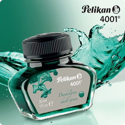 Tinta Para Pluma Fuente Pelikan - 30 Ml - Color Verde
