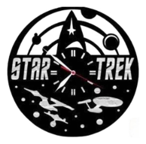 Reloj Corte Laser 0204 Star Trek Naves En El Espacio