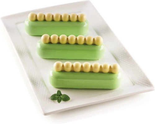 Molde De Silicona Repostería Kit Chic Eclair Silikomart®