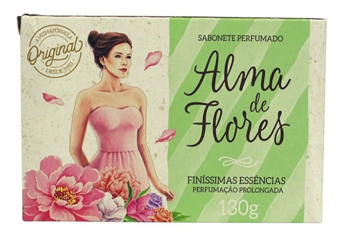 Sabonete Perfumado Alma De Flores Finíssimas Essências 130g 