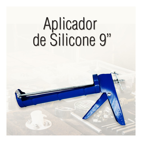 Imagem 3 de 7 de Aplicador Pistola Silicone Profissional Fechado 9 Polegadas
