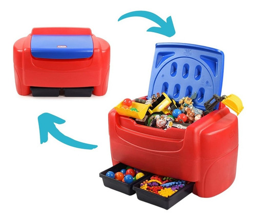 Imagen 2 de 3 de Baúl De Juguetes Little Tikes