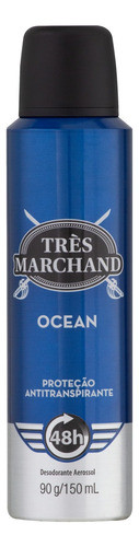 Desodorante Aerossol Ocean Très Marchand 150ml