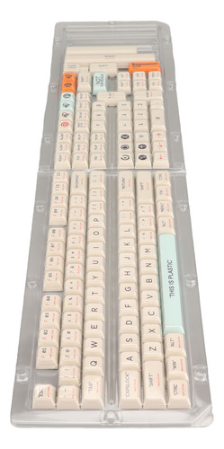 Teclado De Teclado Personalizado, Naranja, Azul, Beige, 128