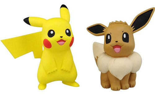 Pokemon Moncolle Pikachu & Eevee Esp_10 Takara Tomy F