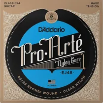 Comprar Cuerdas De Guitarra Clasica Nylon Ej48 Daddario Hard Tension