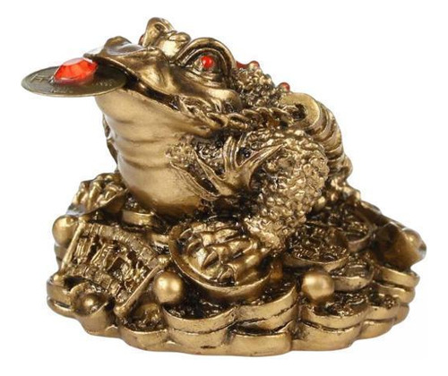 2 Paquete De 2-6 Ranas De Dinero Feng Shui, 5cmx4.5cmx3.8cm