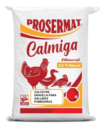 Calcio Gravilla P/gallinas Pelecha Bolsa De 10 Kg Calmiga