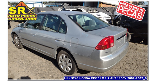 Sucata Honda Civic Lx 1.7 Aut 115cv 2002